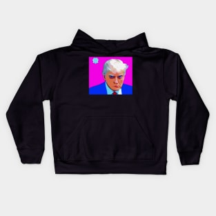 trump mughsot Kids Hoodie